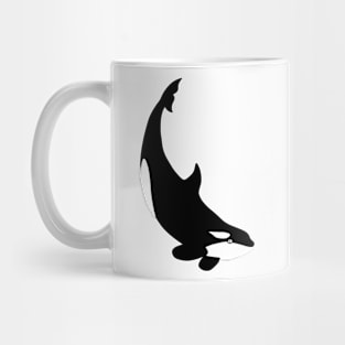 Orca diving Mug